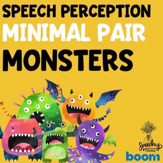 Minimal Pair Monsters for Speech Perception